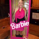 Cool Homemade Barbie in a Box Costume
