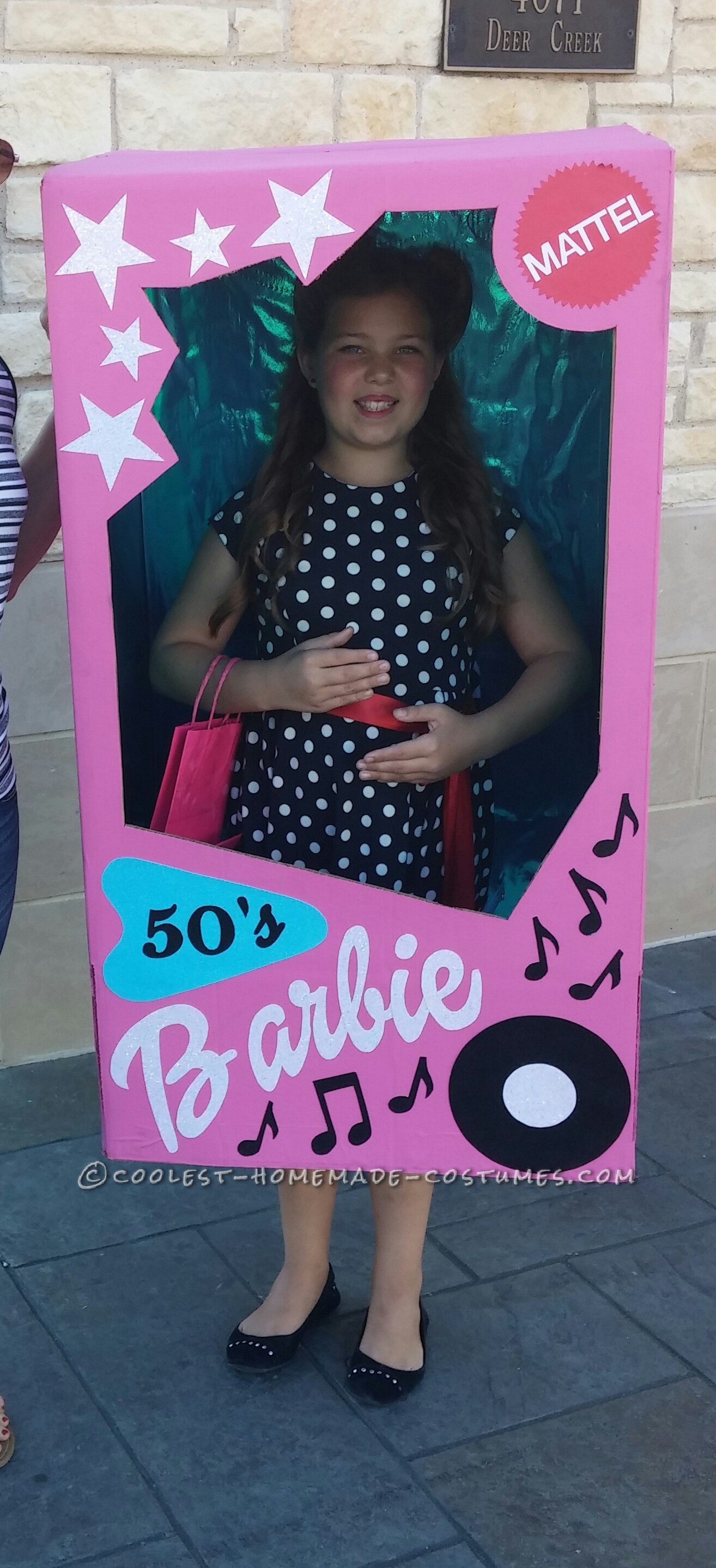 Cool 50's Barbie in a Box Costume