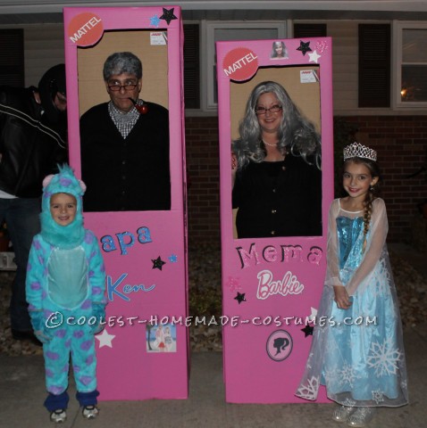 Mema Barbie and Papa Ken Couple Costume