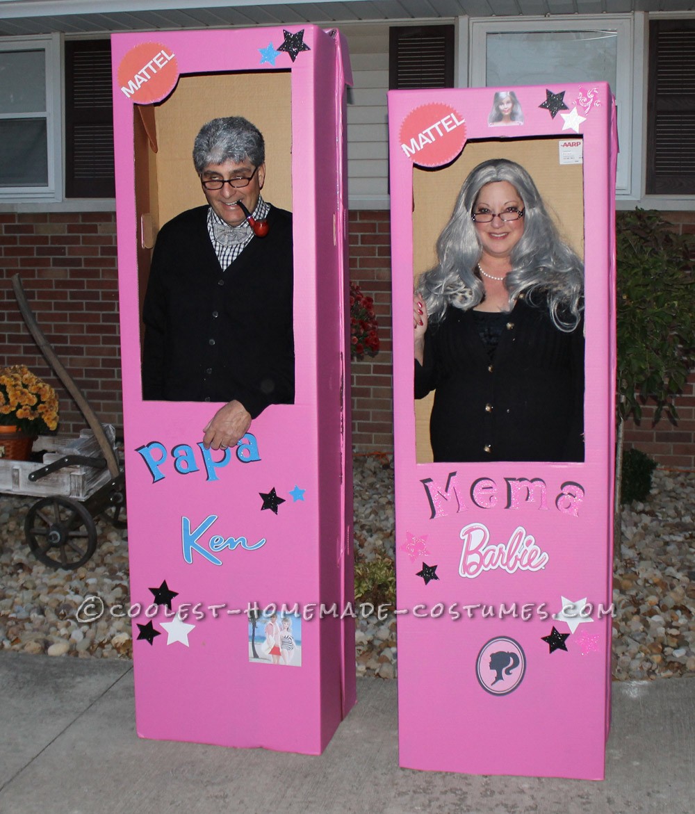 Mema Barbie and Papa Ken Couple Costume