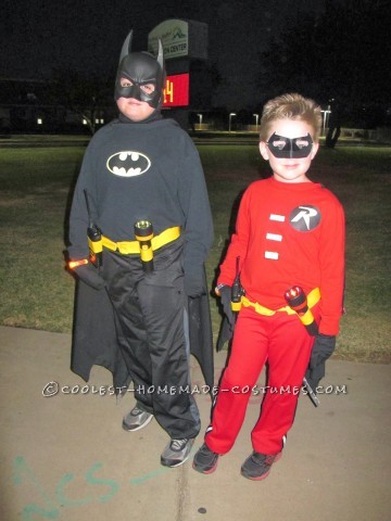 Cool Batman, Robin and Villain Family Costumes