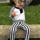 Cute DIY Beetlejuice Costume for a Toddler