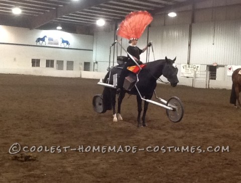Horse and Rider Costume: Biker Girl on a Harley Horse
