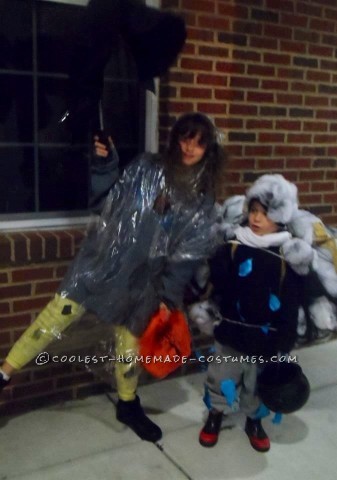 Storm Cloud and Lightning Victim Couple Costume