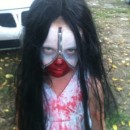 Scary Zipper-Face Bloody Mary Costume