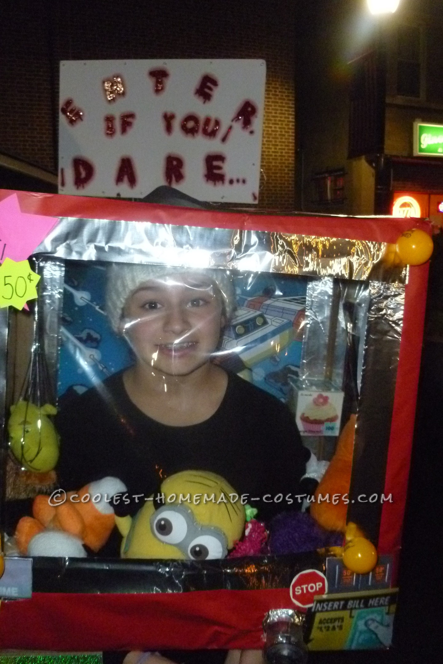 Cool Claw Machine DIY Costume