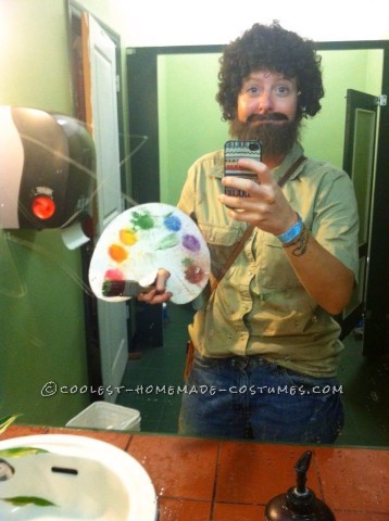 Bob Ross and His Happy Trees Couple Costume