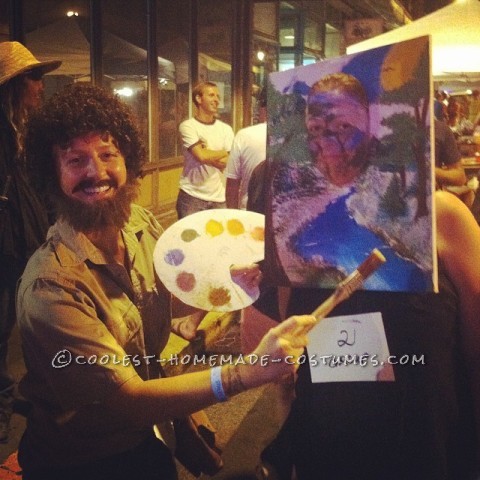 Bob Ross and His Happy Trees Couple Costume