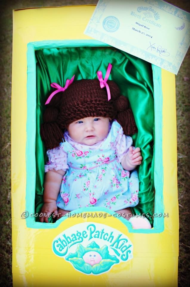 Cutest Ever Cabbage Patch Doll Costume for a Baby