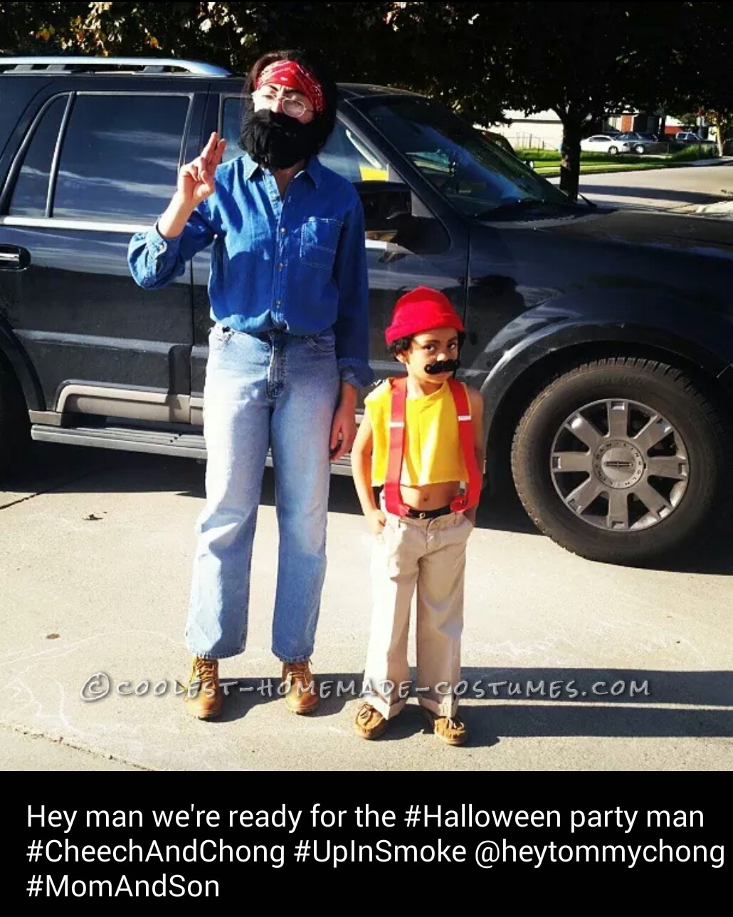 Epic Mom and Son Costume: Cheech and Chong