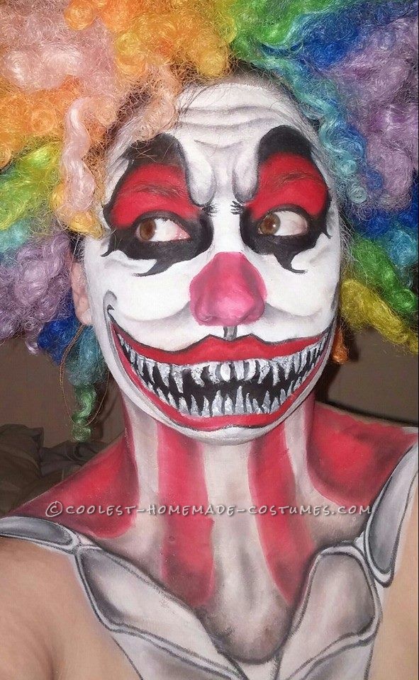 Creepy Clown Makeup Costume