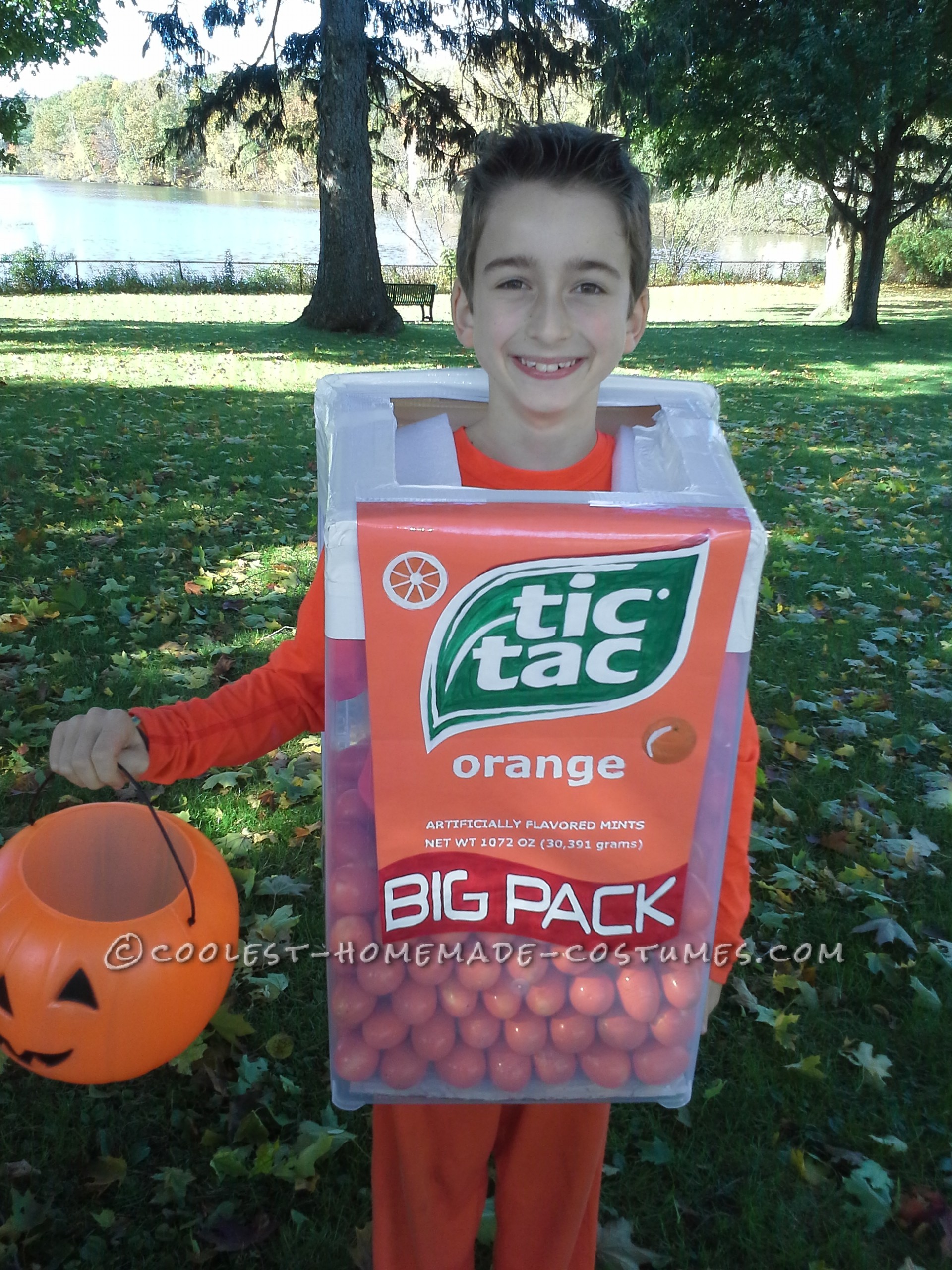 Enormous Tic Tac Container Costume