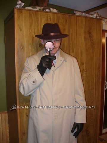 Cool Homemade Costume for Couples: Hot Pink Panther and Inspector Jacques Clouseau