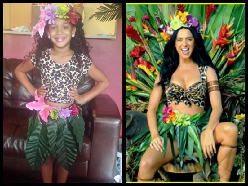 Cool Homemade Katy Perry Costume for a Girl