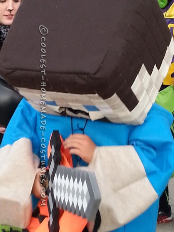 Coolest Minecraft Steve Costume Ever