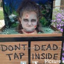 Original Zombie Head in a Fish Tank Costume