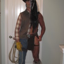 Cowboy vs Indian in One Costume