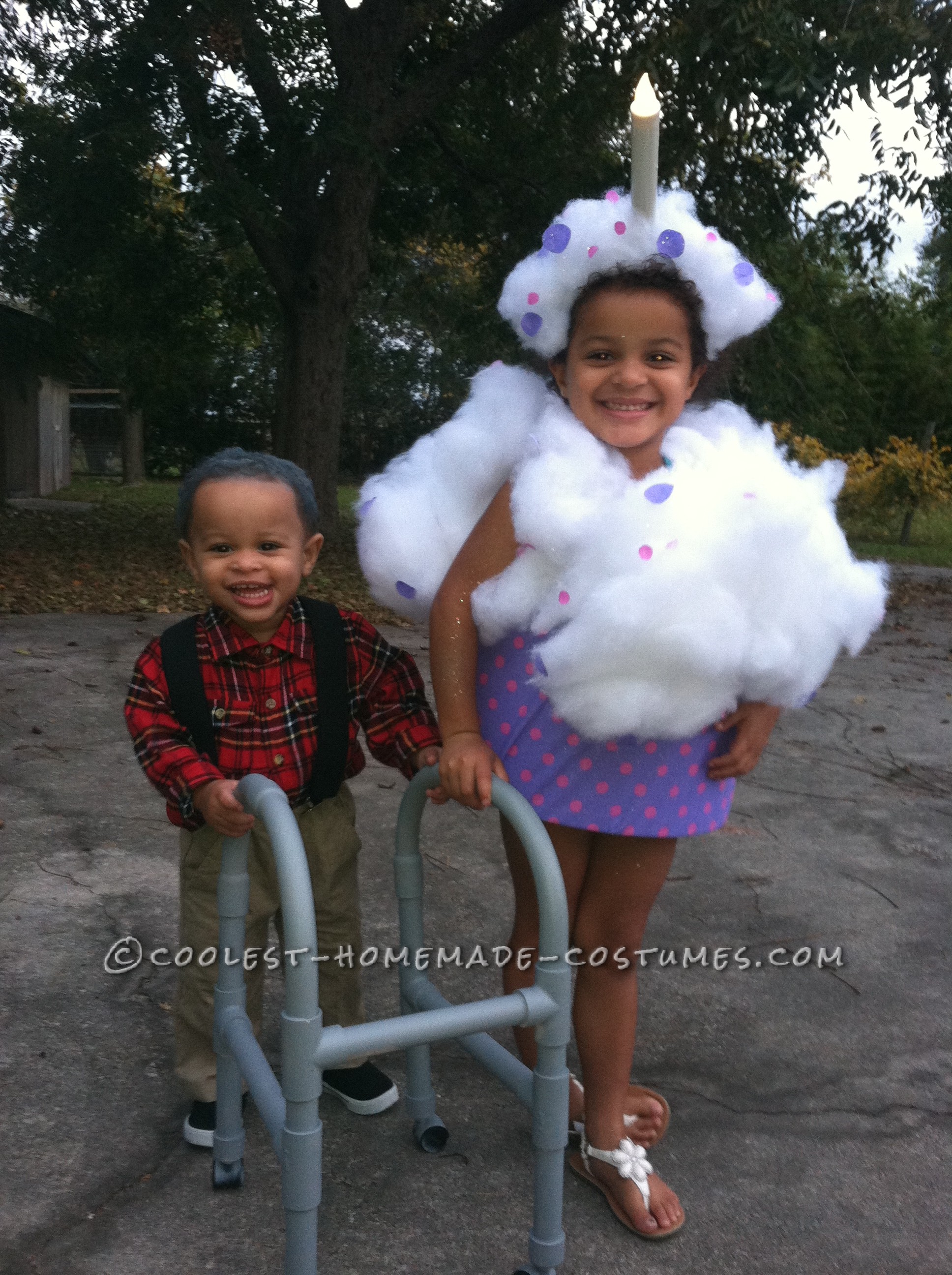 Cutest Old Man and Cupcake Costumes