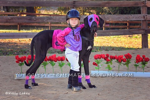 Cutest Race Horse and Jockey Duo Costume Ever!