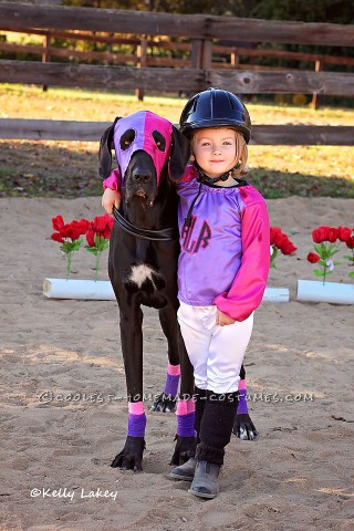 Cutest Race Horse and Jockey Duo Costume Ever!