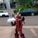 Over-the-Top Homemade Samurai Costume by "OCD" Dad