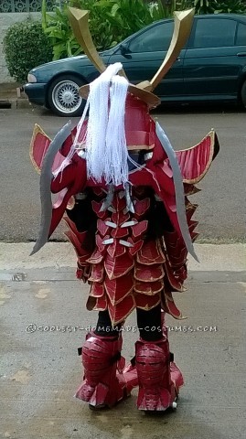 Over-the-Top Homemade Samurai Costume by 