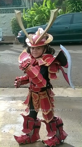 Over-the-Top Homemade Samurai Costume by 