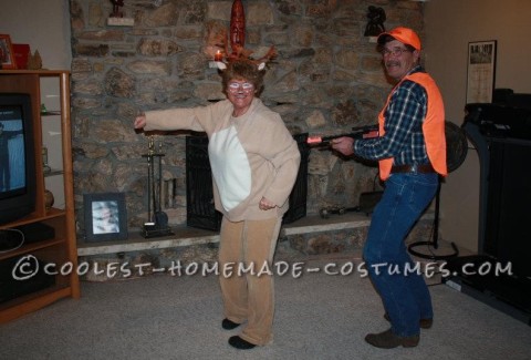 Deer and Hunter Couple Costume