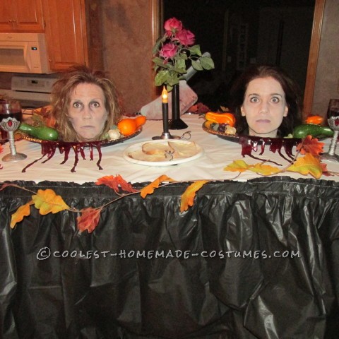 Heads on Platter Costume: Dinner is Served