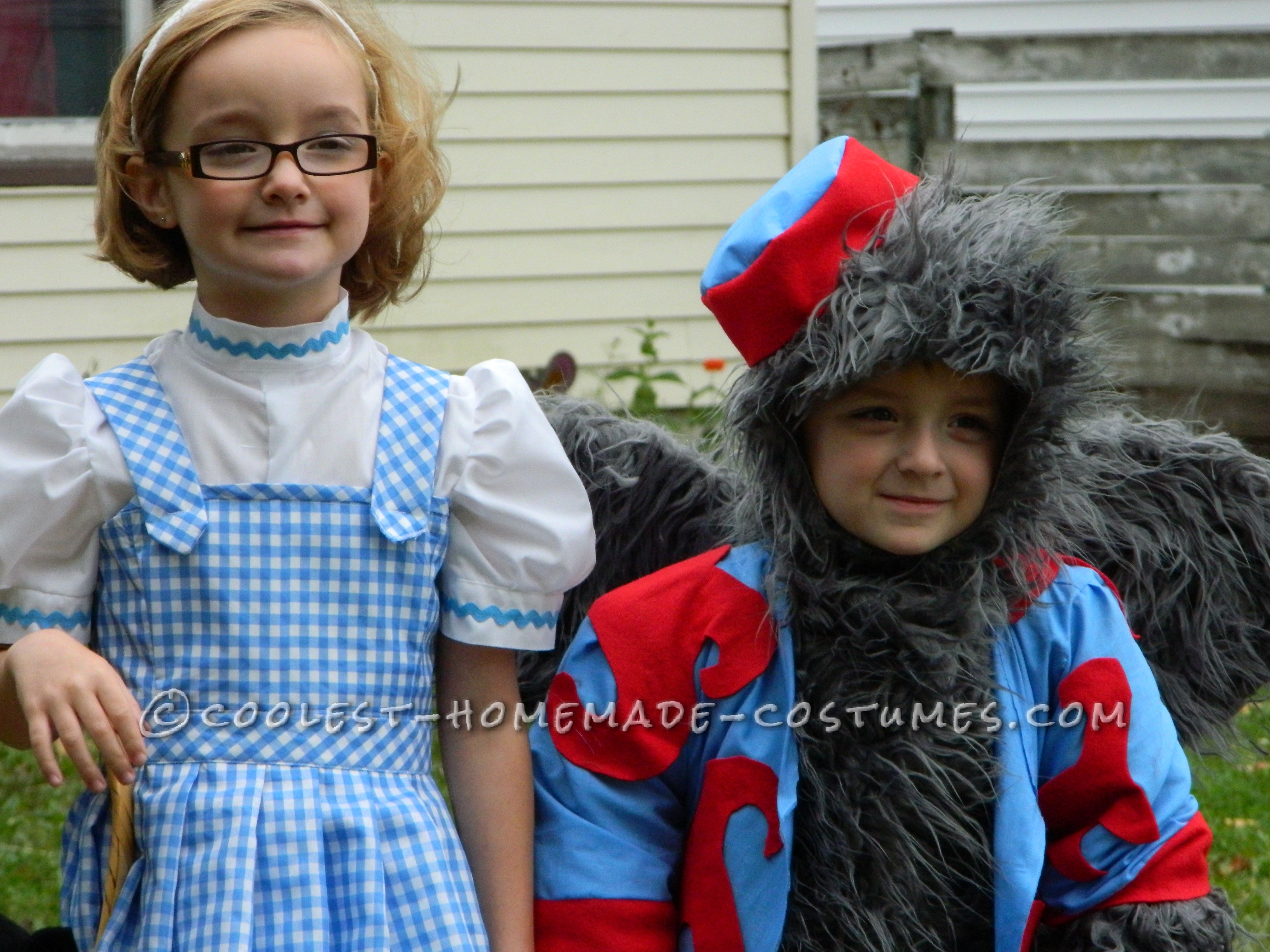 Dorothy and the Flying Monkey Toddler Couple Costume