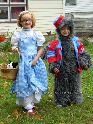 Dorothy and the Flying Monkey Toddler Couple Costume