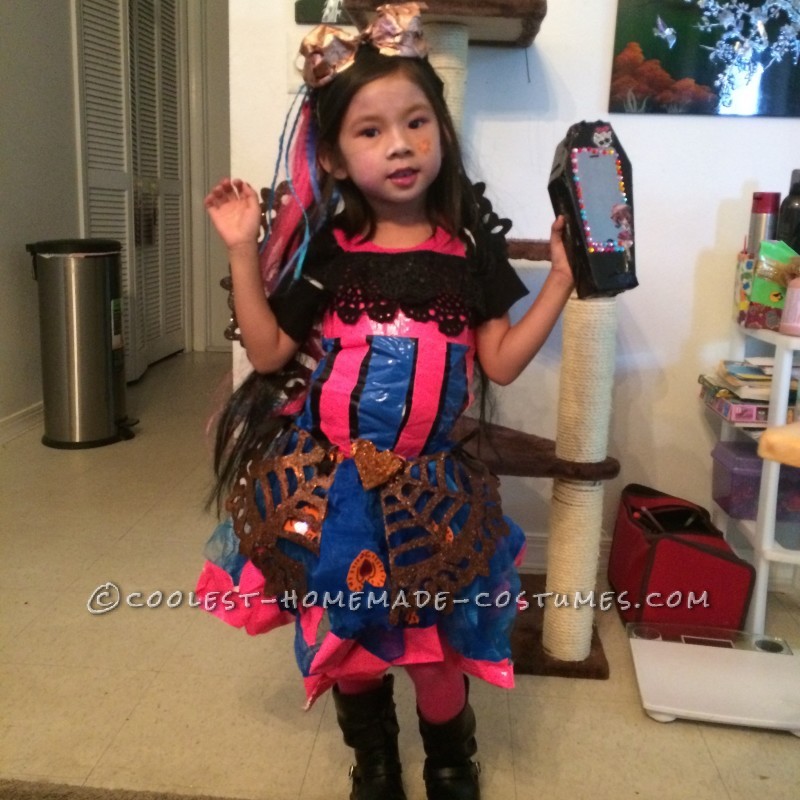 Cool Monster High Dracubecca Costume for a Girl