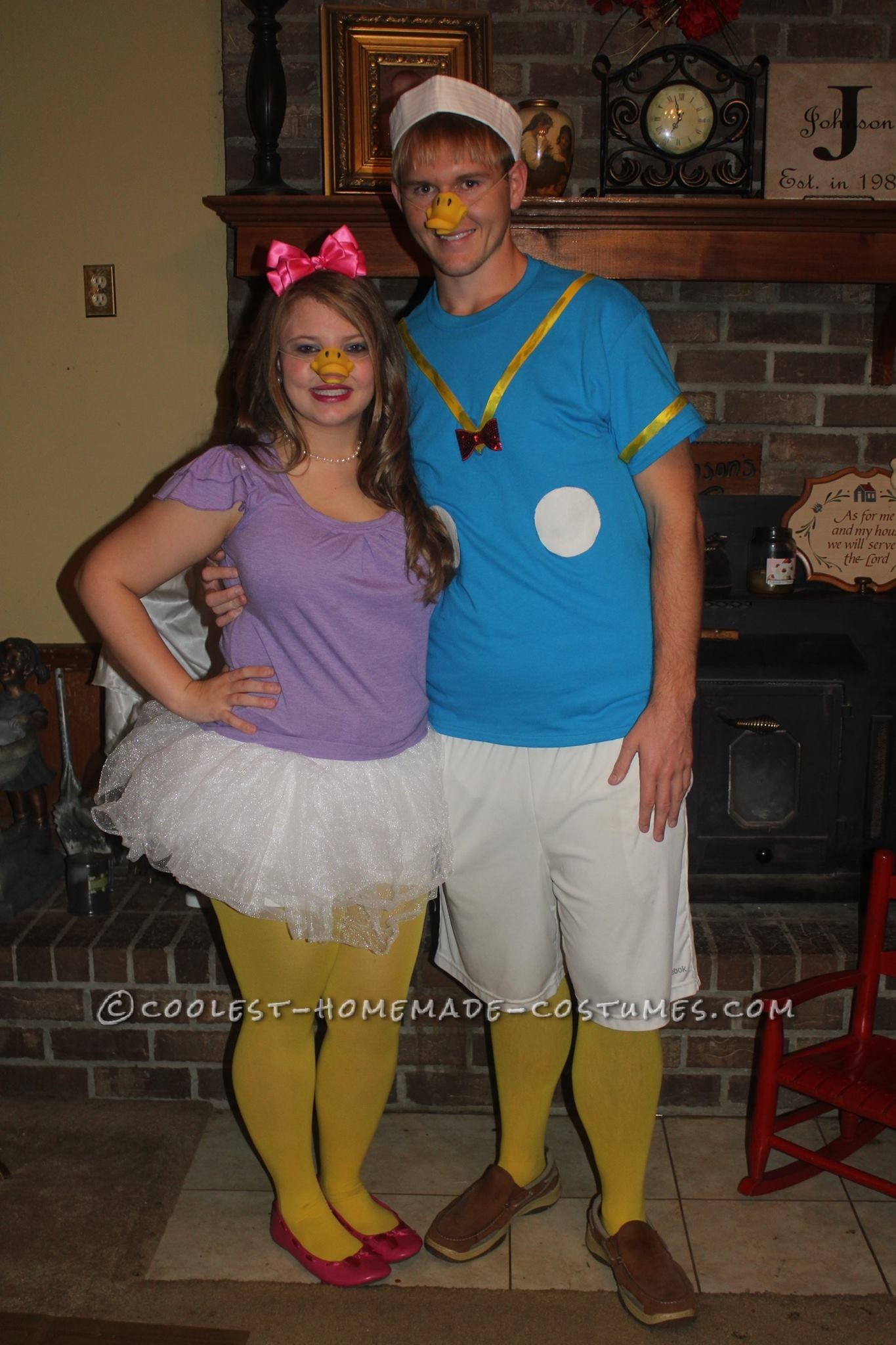 Easy Donald and Daisy Duck Couples Costume