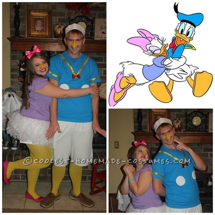 Easy Donald and Daisy Duck Couples Costume