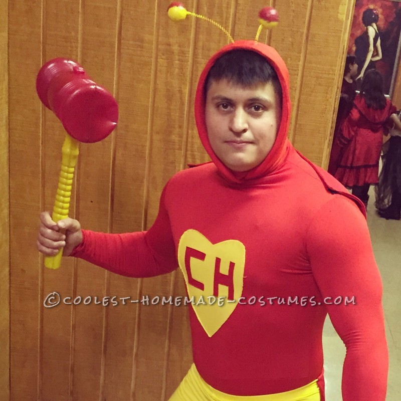 Hilarious Homemade El Chapulin Colorado Costume