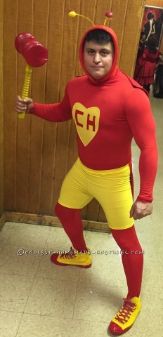 Hilarious Homemade El Chapulin Colorado Costume