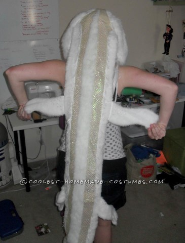 Awesome Homemade Falcor the Luck Dragon Costume