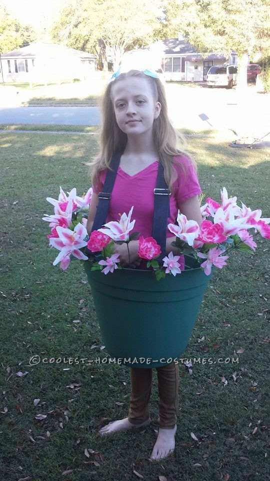 Easy DIY Costume Idea: Flower Pot