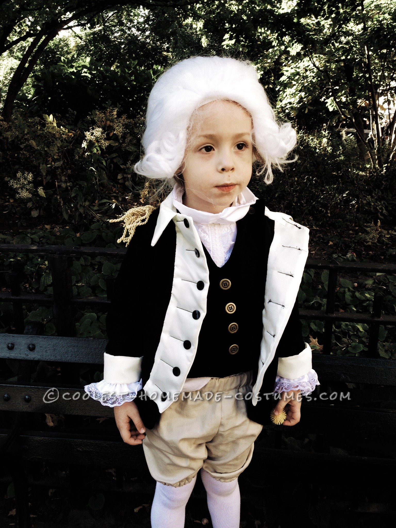 Cute George Washington Costume for a Boy