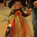 Adorable Scarecrow Costume for a Girl