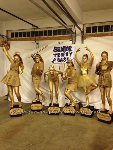 Golden Trophy Case Group Costume