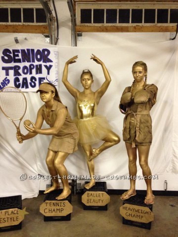 Golden Trophy Case Group Costume