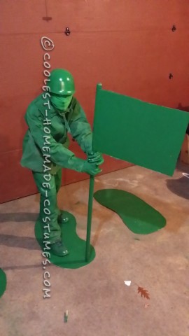 Cool Costume for Our Triplets: Green Army Men