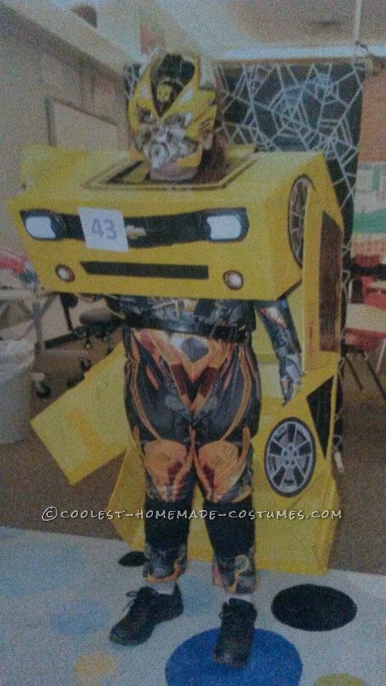 Cool Transforming Bumblebee Transformer Camaro Costume