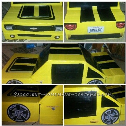 Cool Transforming Bumblebee Transformer Camaro Costume