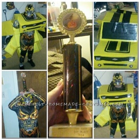 Cool Transforming Bumblebee Transformer Camaro Costume