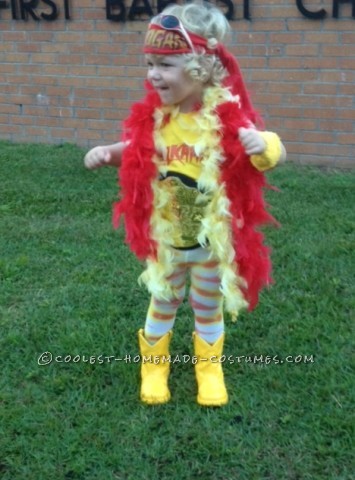 Cool Hulkamania Costume for a Toddler