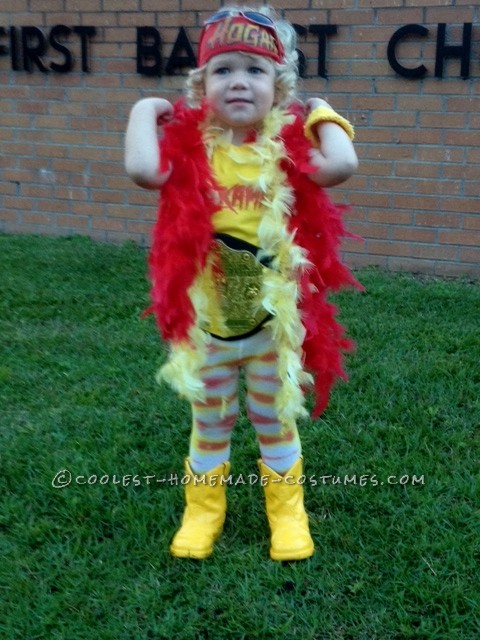 Cool Hulkamania Costume for a Toddler