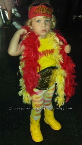 Cool Hulkamania Costume for a Toddler