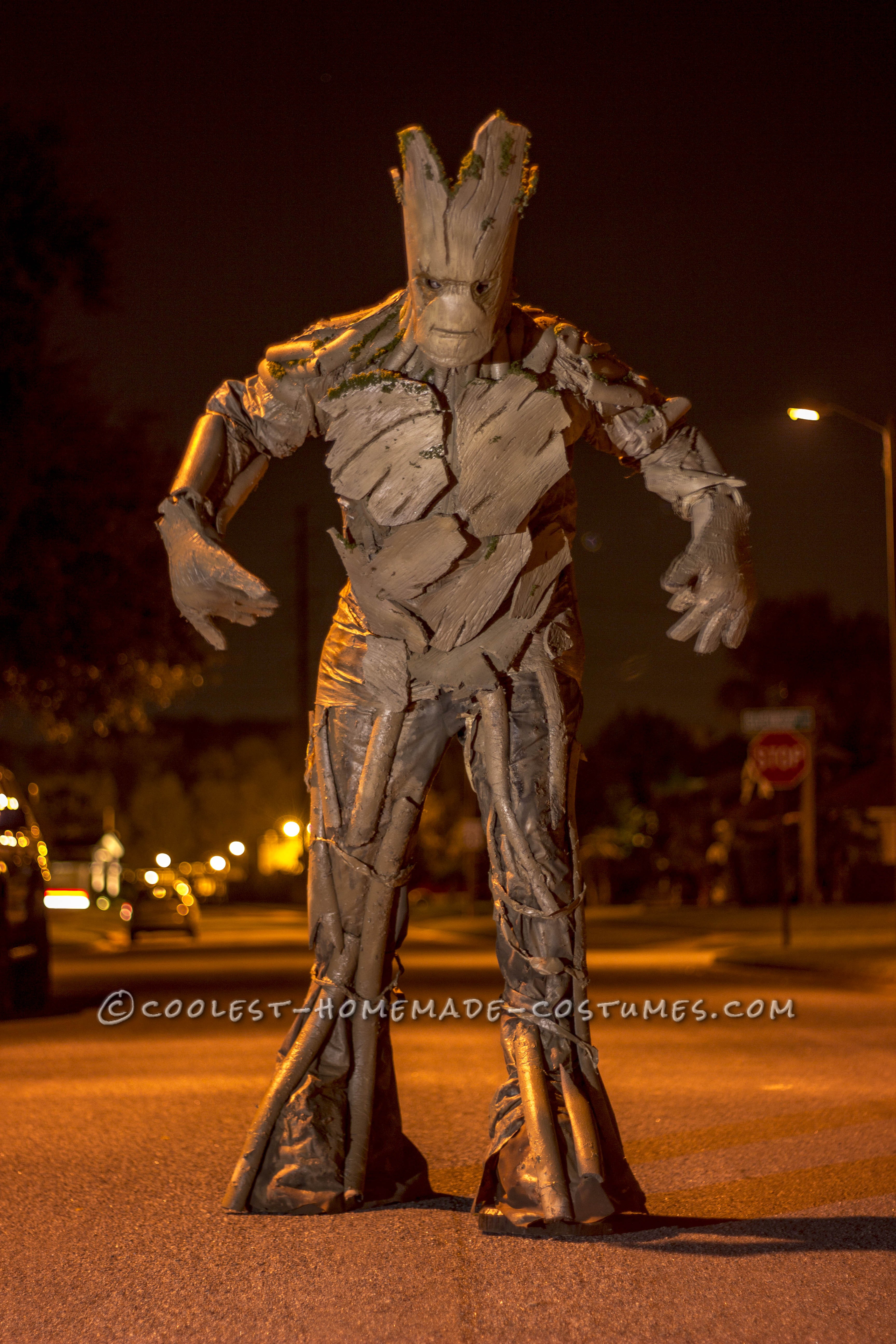 Awesome Homemade Groot Costume